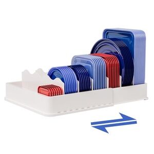 Food Storage Container Lid Organizer NEW Expandable Swommolly LID NOT INCLUDED